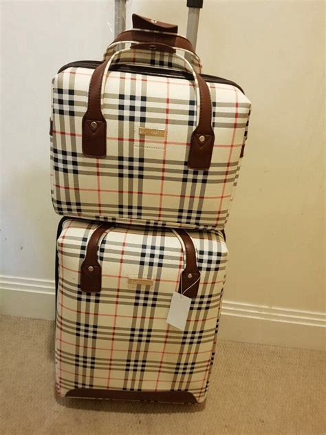 burberry suitcase|pictures of burberry handbags.